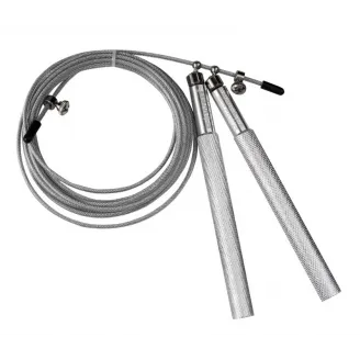 Skakanka aluminiowa ULTRA JUMP ROPE SILVER | PS-4064