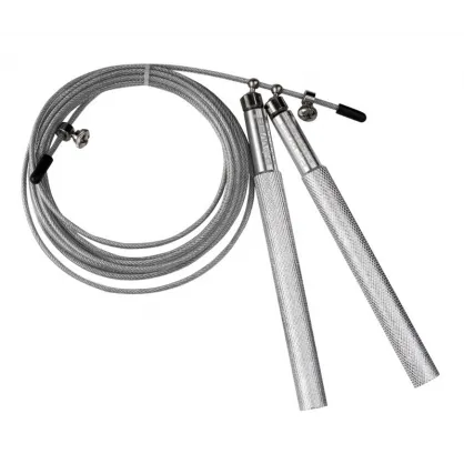 Skakanka aluminiowa ULTRA JUMP ROPE SILVER | PS-4064