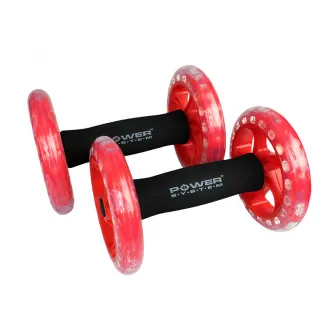 Koło do ćwiczeń Power System Twin Core Ab Wheel PS 4065
