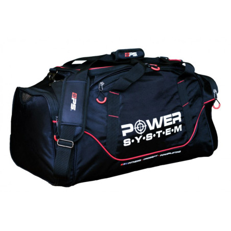 POWER-SYSTEM GYM BAG MAGNA BLACK/RED