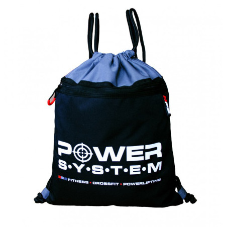 POWER-SYSTEM GYM SACK ALPHA BLACK/GREY