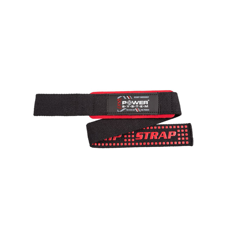 POWER-SYSTEM PASKI XTR-GRIP STRAPS-RED