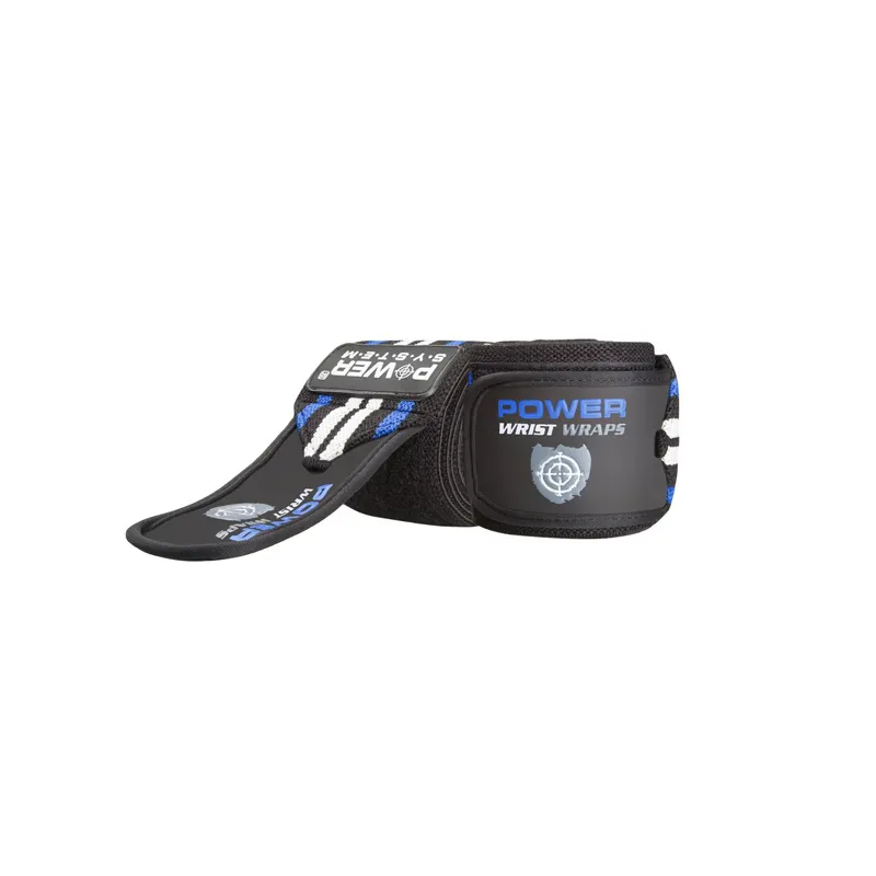 Taśmy na Nadgarstki Power System Weightlifting Wrist Wraps With Thumb Loop PS 3500
