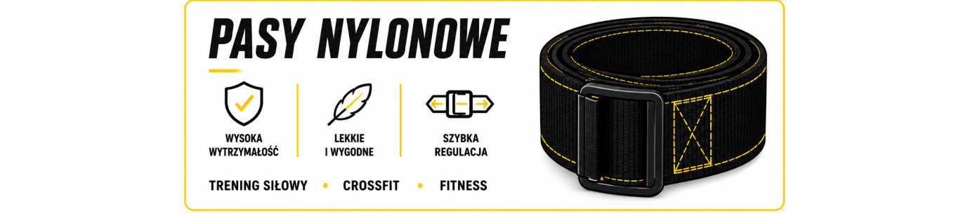 Pasy nylonowe na siłownię i fitness | POWER-SYSTEM