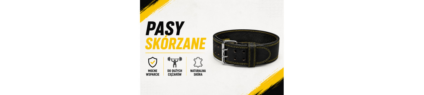 Pasy skórzane na siłownię i fitness | POWER-SYSTEM